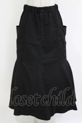Preview of Military serge flare skirt M ブラック