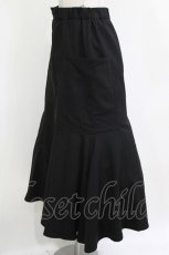画像2: Jane Marple Dans Le Salon / Military serge flare skirt M ブラック H-26-08-13-013-JM-SK-AK-ZH (2)
