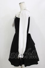 画像2: NieR Clothing / リボンフリルワンピース F 黒 H-26-08-13-020-PU-OP-AK-ZH (2)