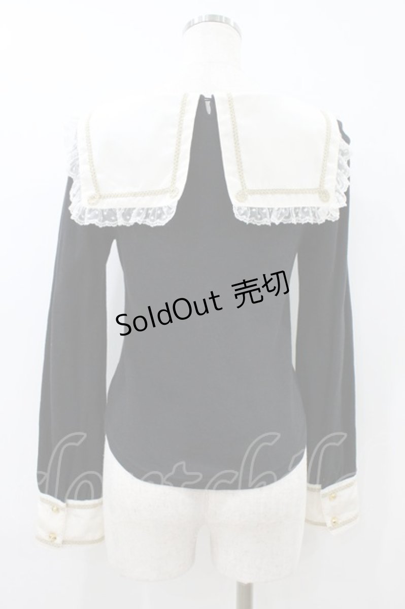 画像2: Angelic Pretty / あみあげ小公女カットソー Free ブラック H-26-08-14-040-AP-TO-NS-ZH (2)