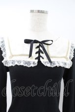 画像3: Angelic Pretty / あみあげ小公女カットソー Free ブラック H-26-08-14-040-AP-TO-NS-ZH (3)