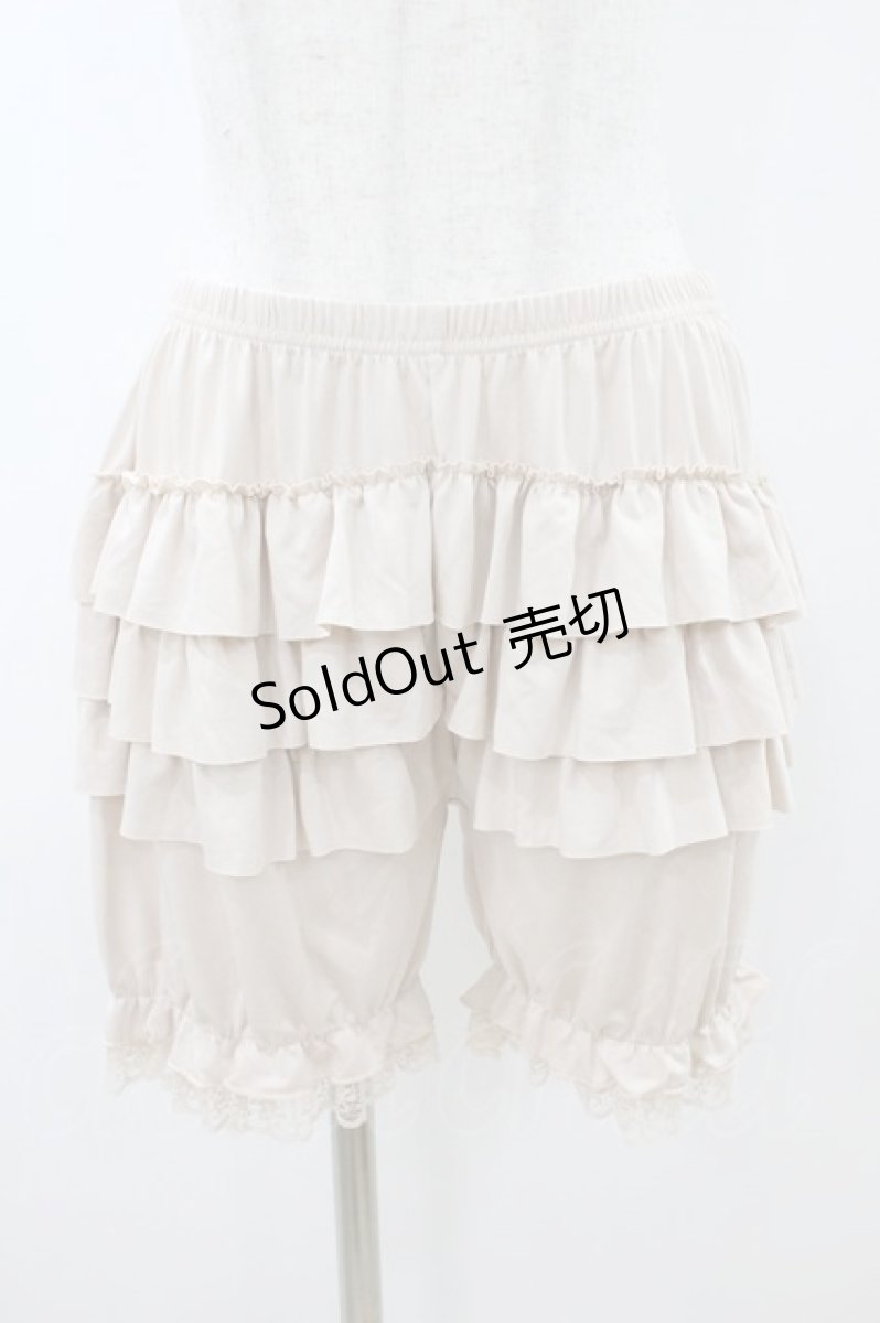 画像1: m petit by misako / ECAM3ブリボン L~LL アイボリー H-26-08-14-051-LO-PA-NS-ZH (1)
