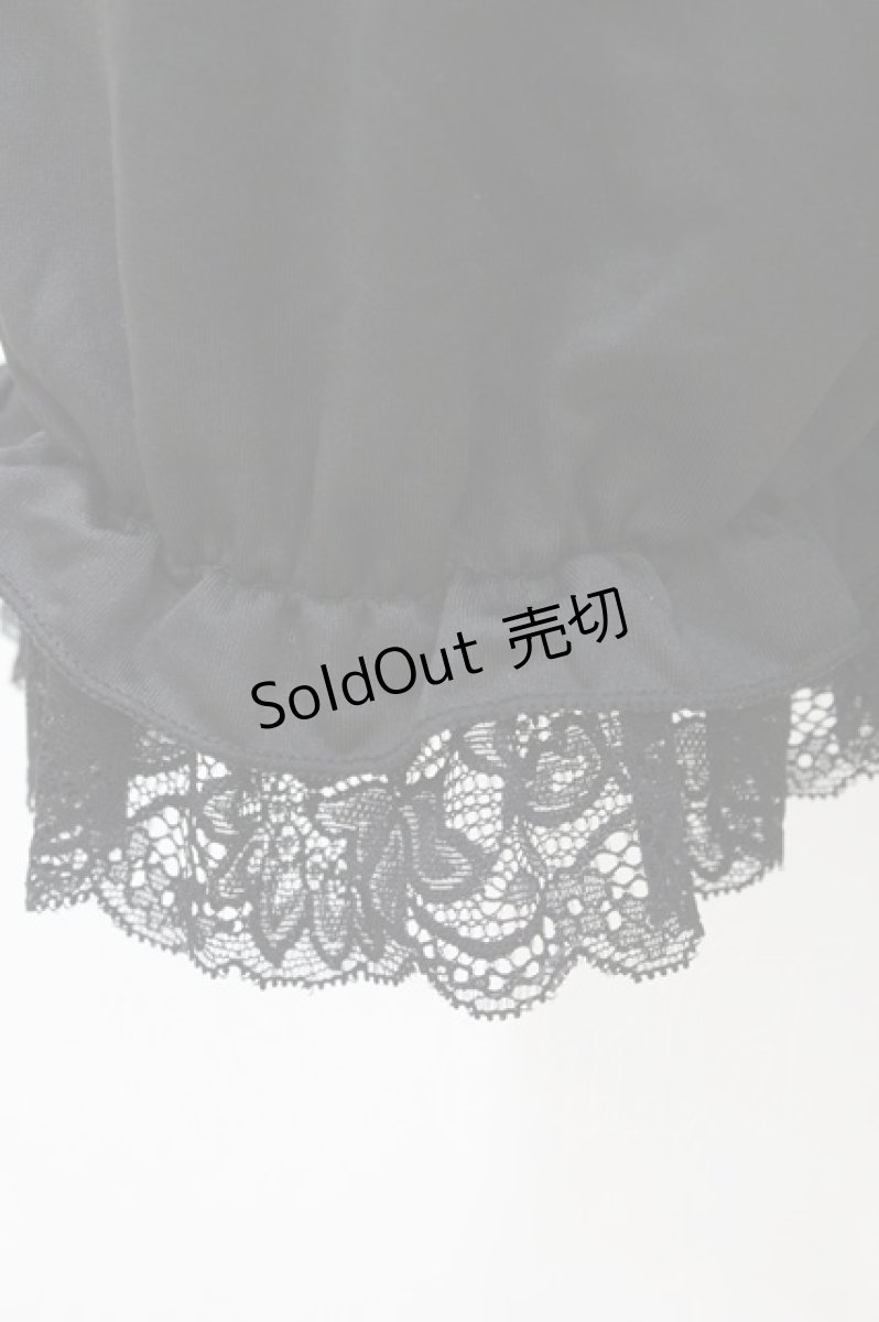 画像3: m petit by misako / AMドロワーズスソレース L~LL ブラック H-26-08-14-055-LO-PA-NS-ZH (3)
