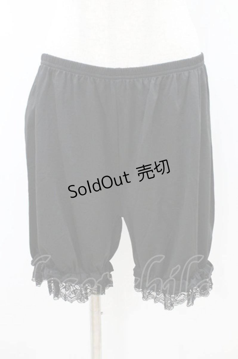 画像1: m petit by misako / AMドロワーズスソレース JJL~LL ブラック H-26-08-14-056-LO-PA-NS-ZH (1)