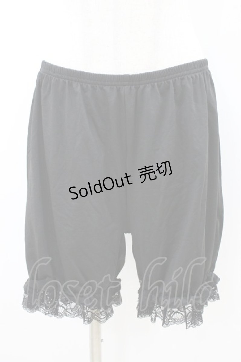 画像1: m petit by misako / AMドロワーズスソレース JJL~LL ブラック H-26-08-14-057-LO-PA-NS-ZH (1)