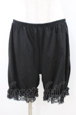 画像1: m petit by misako / AMドロワーズスソレース JJL~LL ブラック H-26-08-14-057-LO-PA-NS-ZH (1)
