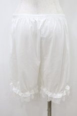 画像2: m petit by misako / AMドロワーズスソレース JJL~LL 白 H-26-08-14-058-LO-PA-NS-ZH (2)
