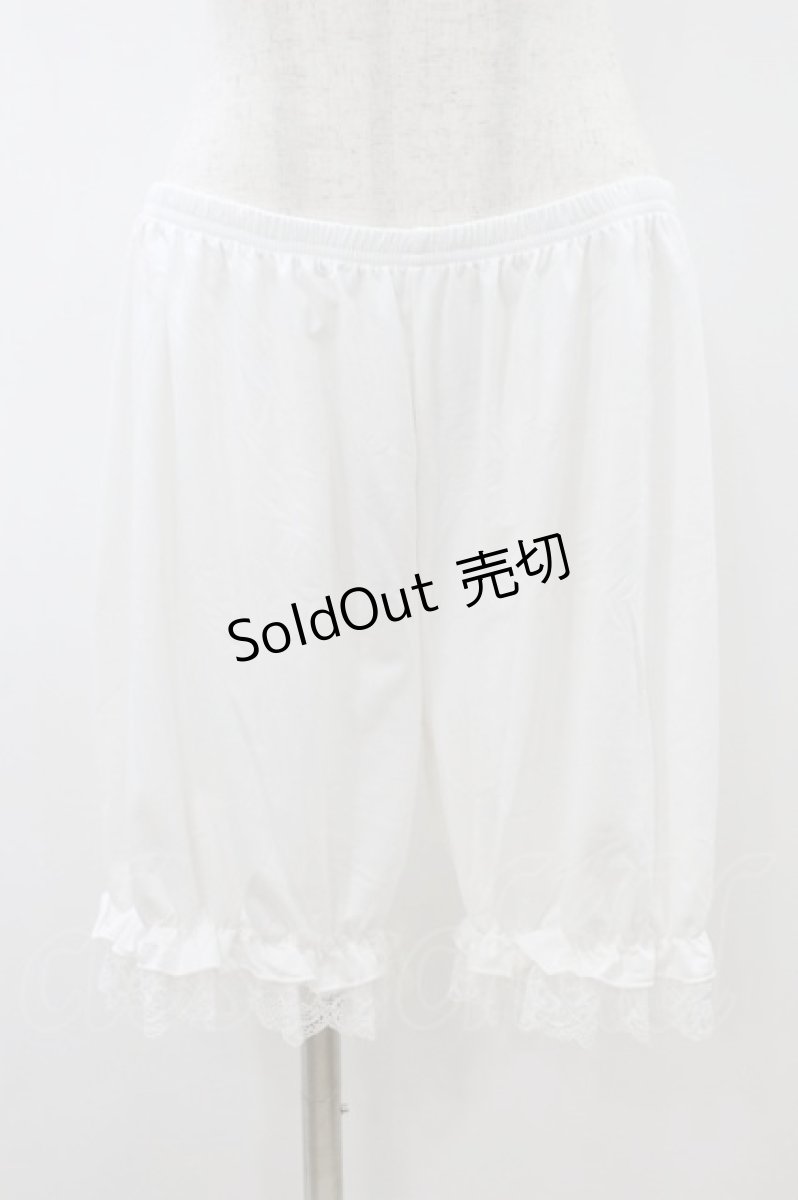 画像1: m petit by misako / AMドロワーズスソレース JJL~LL 白 H-26-08-14-059-LO-PA-NS-ZH (1)