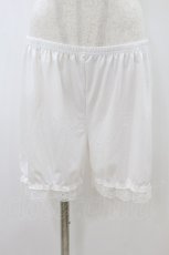 画像1: m petit by misako / AMドロワーズスソレース JJL~LL 白 H-26-08-14-060-LO-PA-NS-ZH (1)
