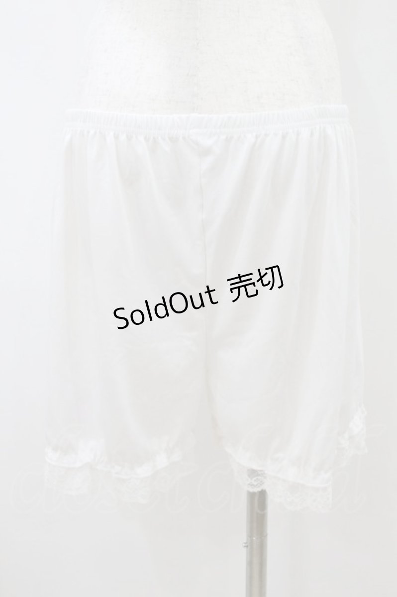 画像2: m petit by misako / AMドロワーズスソレース JJL~LL 白 H-26-08-14-060-LO-PA-NS-ZH (2)