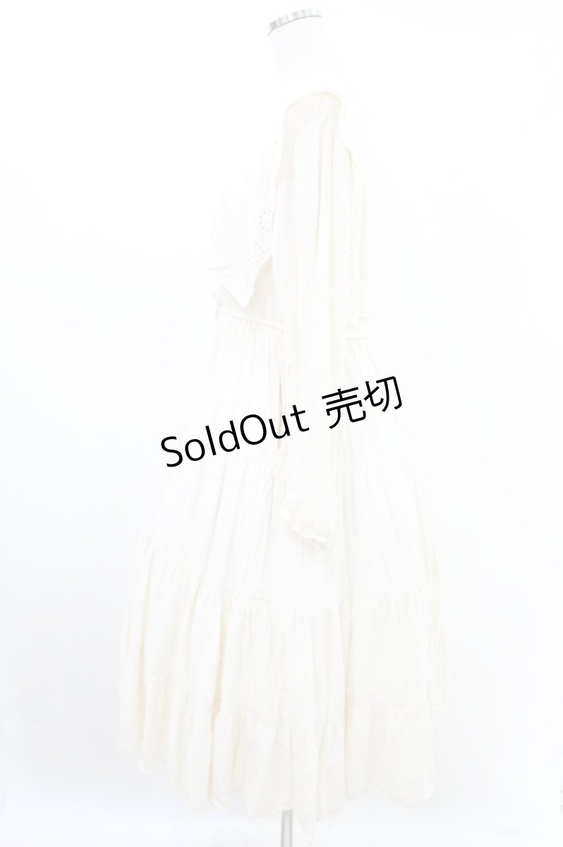 画像2: merry jenny / レースセーラーティアードワンピース F アイボリー H-26-08-14-1004-LO-OP-AK-ZH (2)