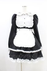 画像1: DimMoire / 絶メイドワンピース L 黒×白 H-26-08-14-1006-0-OP-AK-ZH (1)