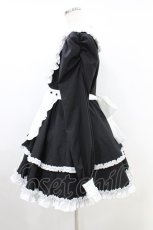 画像2: DimMoire / 絶メイドワンピース L 黒×白 H-26-08-14-1006-0-OP-AK-ZH (2)