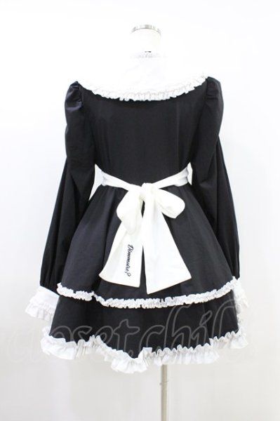 DimMoire / 絶メイドワンピース L 黒×白 H-26-08-14-1006-0-OP-AK-ZH