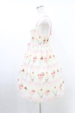 画像2: Emily Temple cute / パフェノースリーブワンピース  オフ H-26-08-14-1002-ET-OP-AK-ZH (2)
