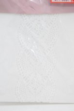 画像2: m petit by misako / AMサイドレースアミタイツ L~LL 白 H-26-08-14-008-LO-ZA-NS-ZH (2)