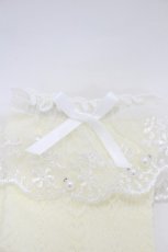 画像2: m petit by misako / AMCSレースPLリボン  アイボリー H-26-08-14-018-LO-ZA-NS-ZH (2)