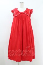 画像1: Cherir la femme / セーラーワンピース M レッド H-26-08-14-034-LO-OP-NS-ZH (1)