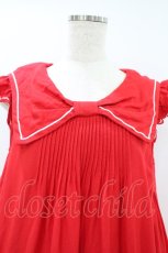画像3: Cherir la femme / セーラーワンピース M レッド H-26-08-14-034-LO-OP-NS-ZH (3)