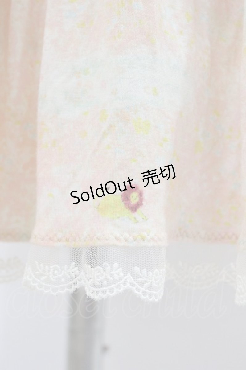 画像4: Franche Lippee / オリプリワンピース M ピンク/動物 H-26-08-14-035-LO-OP-NS-ZH (4)