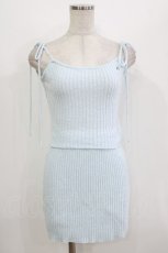 画像4: ANDMARY / Evelyn knit set up Free サックス H-26-08-15-028-LO-OP-NS-ZH (4)