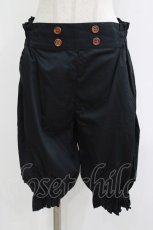 画像1: Uncle's Workshop（海外ロリータブランド） / ハーフパンツ XL ブラック H-26-08-15-033-PU-PA-NS-ZH (1)