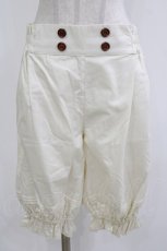 画像1: Uncle's Workshop（海外ロリータブランド） / ハーフパンツ XL アイボリー H-26-08-15-034-PU-PA-NS-ZH (1)