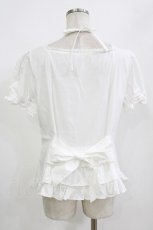 画像2: Rose and Neverland（海外ロリータブランド） / フリルブラウス XL 白 H-26-08-15-041-LO-BL-NS-ZH (2)