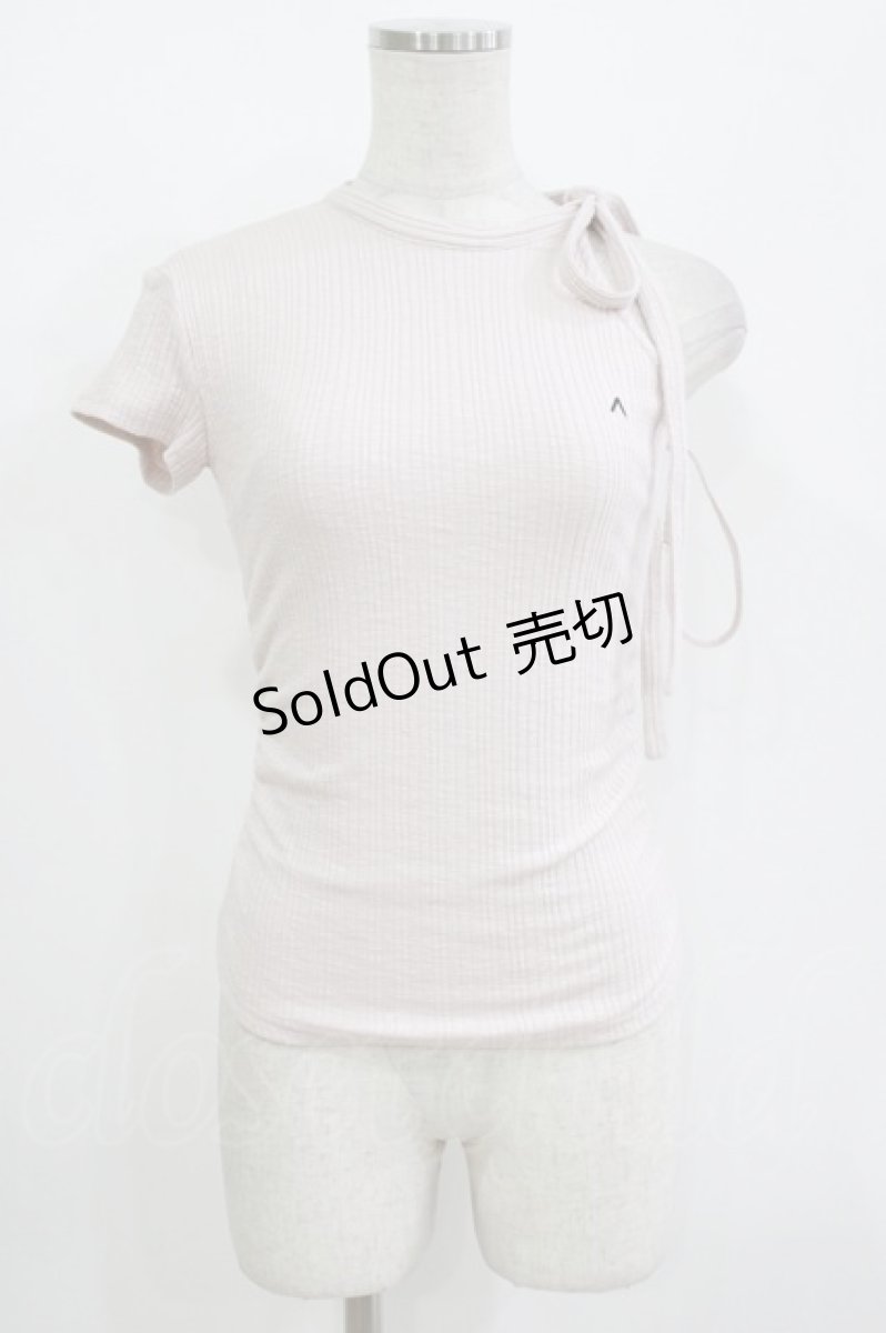 画像1: ANDMARY / Manon ribbon tops Free ピンク H-26-08-15-053-LO-TO-NS-ZH (1)