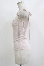 画像2: ANDMARY / Manon ribbon tops Free ピンク H-26-08-15-053-LO-TO-NS-ZH (2)