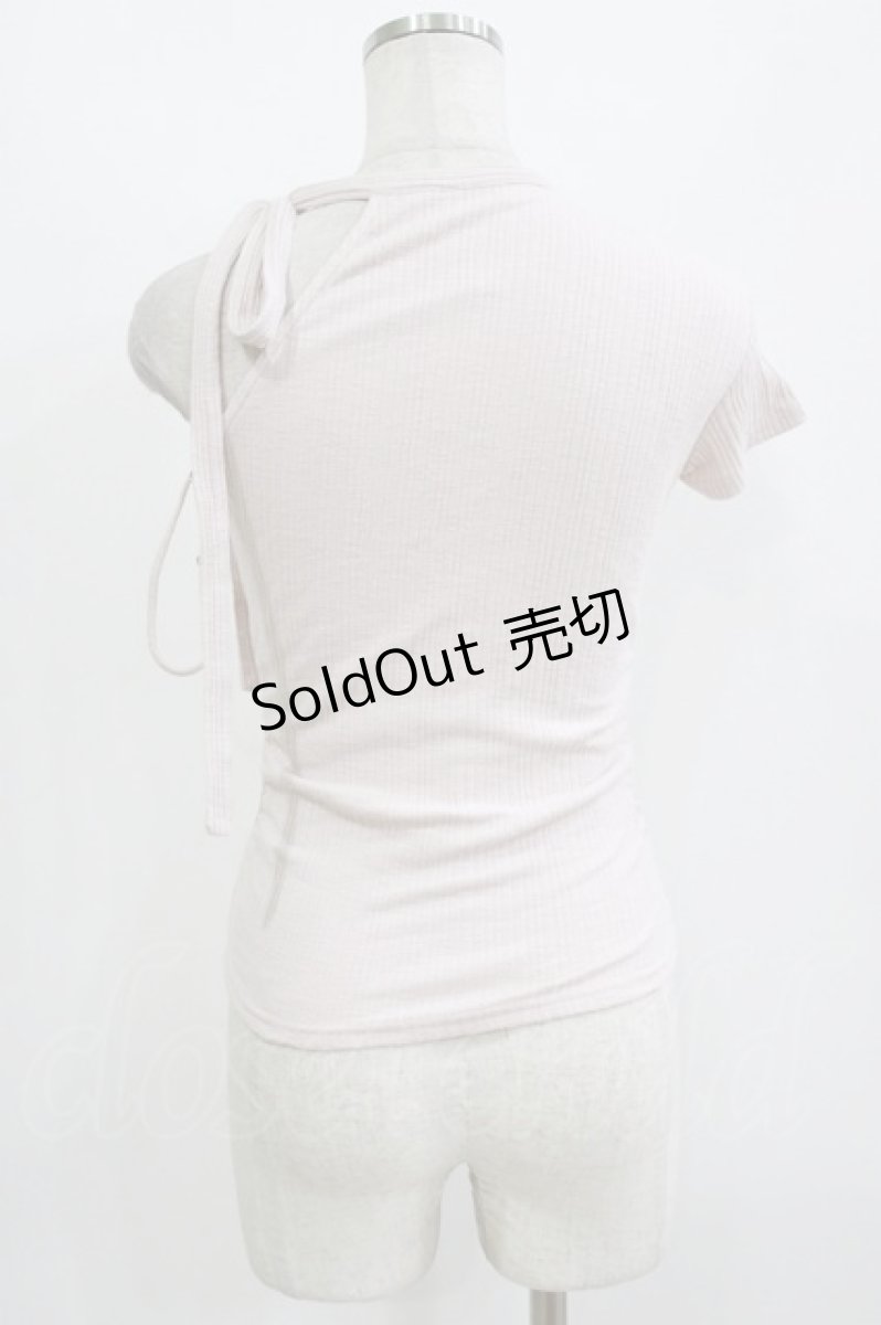 画像3: ANDMARY / Manon ribbon tops Free ピンク H-26-08-15-053-LO-TO-NS-ZH (3)