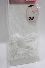 画像2: m petit by misako / AMCSレーシーリボンレース  白 H-26-08-15-067-LO-ZA-NS-ZH (2)