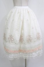 画像3: MILU ORIG（海外ロリータブランド） / 刺繍スカート Free 生成り H-26-08-15-008-PU-SK-NS-ZH (3)