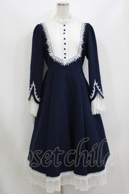 Preview of Autumn of Floriaワンピース XL ネイビー