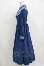 画像2: Innocent World / コーデリアローズワンピース M ロイヤルブルー×ライトブルー/Royal Blue×Light Blue H-26-08-16-024-IW-OP-NS-ZH (2)