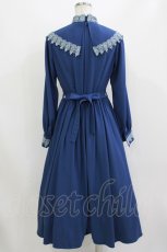 画像3: Innocent World / コーデリアローズワンピース M ロイヤルブルー×ライトブルー/Royal Blue×Light Blue H-26-08-16-024-IW-OP-NS-ZH (3)