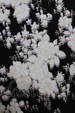 画像4: Victorian maiden / カメオロココブーケバッスルスカート Free カメオブラック H-26-08-16-025-CL-OP-NS-ZH (4)