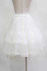 画像3: metamorphose / オーガンジーミディアムフリルパニエ 1 白 H-26-08-16-044-ME-SK-NS-ZH (3)