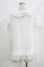 画像3: CRUCIS・南十字（海外ロリータブランド） / レースブラウス M 白/長袖 H-26-08-16-051-LO-BL-NS-ZH (3)
