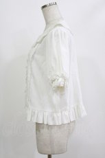 画像2: Flower Bouquet（海外ロリータブランド） / うさぎ刺繍ブラウス XXL 白 H-26-08-16-054-PU-BL-NS-ZH (2)