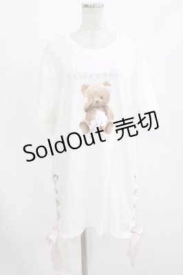 Preview of シナモンくんレースアップTシャツ Free 白