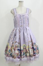 画像1: axes femme kawaii / ティータイムバニーワンピース M ラベンダー H-26-08-16-007-AX-OP-NS-ZH (1)