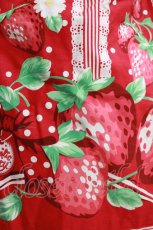 画像4: Angelic Pretty / 摘みたていちごジャンパースカートSet Free レッド H-26-08-16-001-AP-OP-NS-ZH (4)