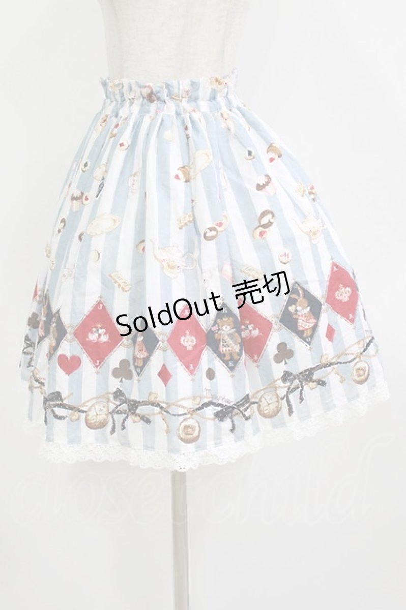 画像2: metamorphose / おかしなくにのTea Partyミニスカート Free サックス H-26-08-16-020-ME-SK-NS-ZH (2)