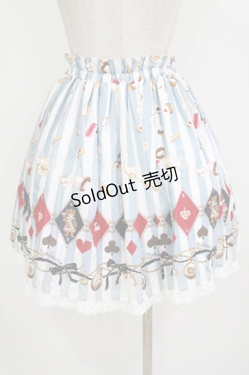 画像3: metamorphose / おかしなくにのTea Partyミニスカート Free サックス H-26-08-16-020-ME-SK-NS-ZH (3)