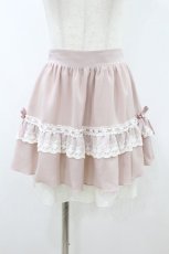 画像1: axes femme POETIQUE / コットンレースフリルスカパン M ピンク H-26-08-17-047-AX-PA-NS-ZH (1)