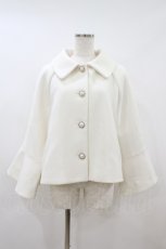 画像1: axes femme POETIQUE / ベルスリーブショートコート M オフ H-26-08-17-050-AX-CO-NS-ZH (1)