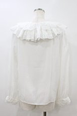 画像2: Flower Bouquet（海外ロリータブランド） / うさぎ刺繍ブラウス XL 白 H-26-08-17-054-LO-BL-NS-ZH (2)