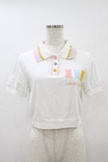 画像1: To Alice / Gummy Bearポロシャツ S オフ H-26-08-17-055-LO-BL-NS-ZH (1)