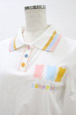 画像3: To Alice / Gummy Bearポロシャツ S オフ H-26-08-17-055-LO-BL-NS-ZH (3)